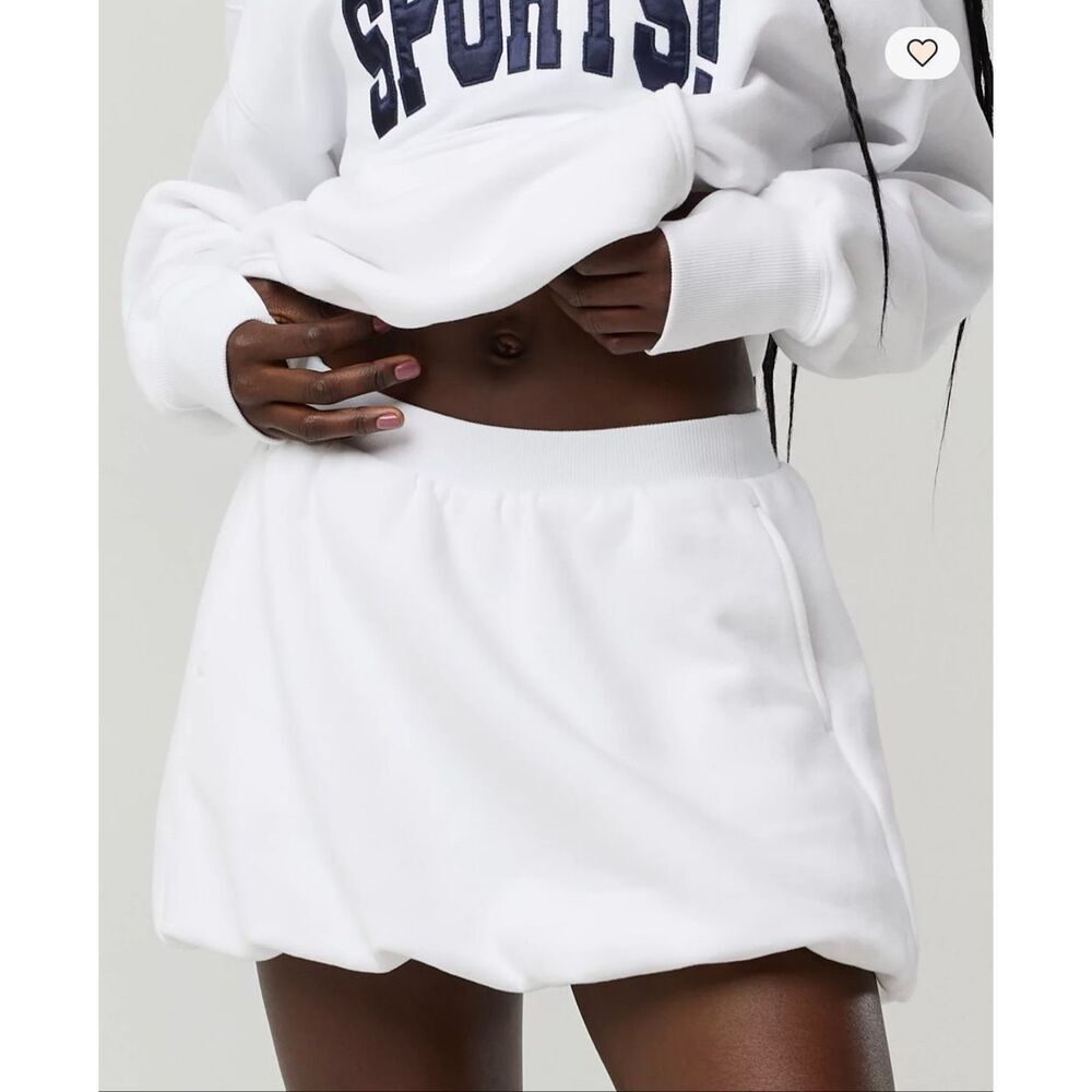 White Bubble Skirt
